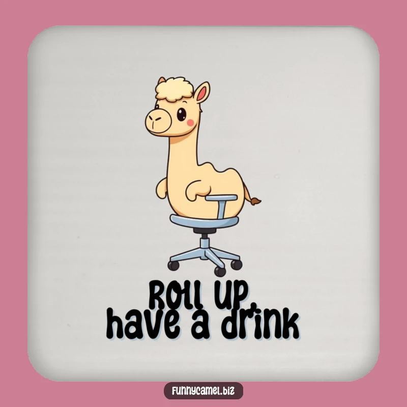 Funny Camel Office Chair Coaster: Absurd Desk Protector Gift