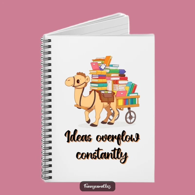 Funny Camel's Busy Brain Notebook: Hilarious Office Notes, Perfect Funny Gift