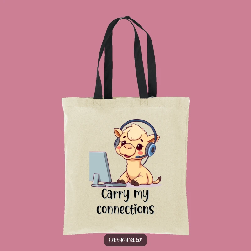 Funny Connected Camel Tote Bag: Hilarious Tech Accessory, Perfect Funny Gift
